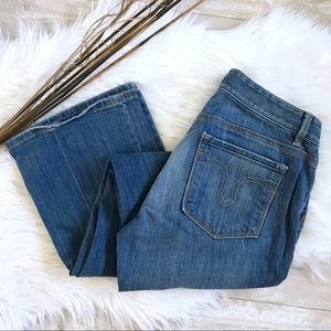LOFT Curvy Boot Cut Jeans 8/29